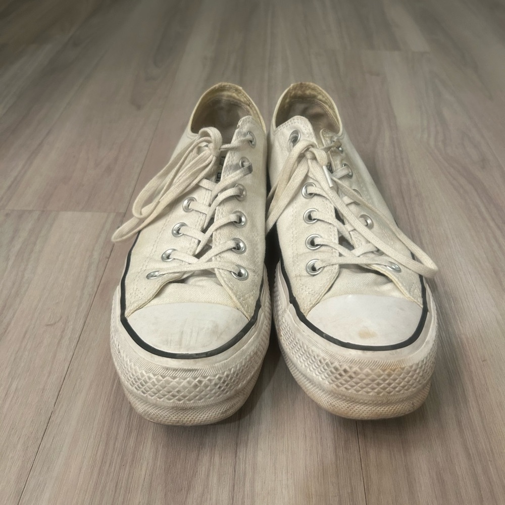 Platform low top converse